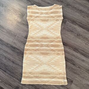 Lauren Ralph Lauren Linen Aztec Dress